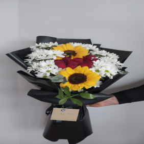  Çerkezköy Çiçek Karışık Papatya Celbera Gül Buket