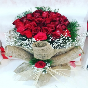  Çerkezköy Çiçekçiler 41 adet Gül buketi